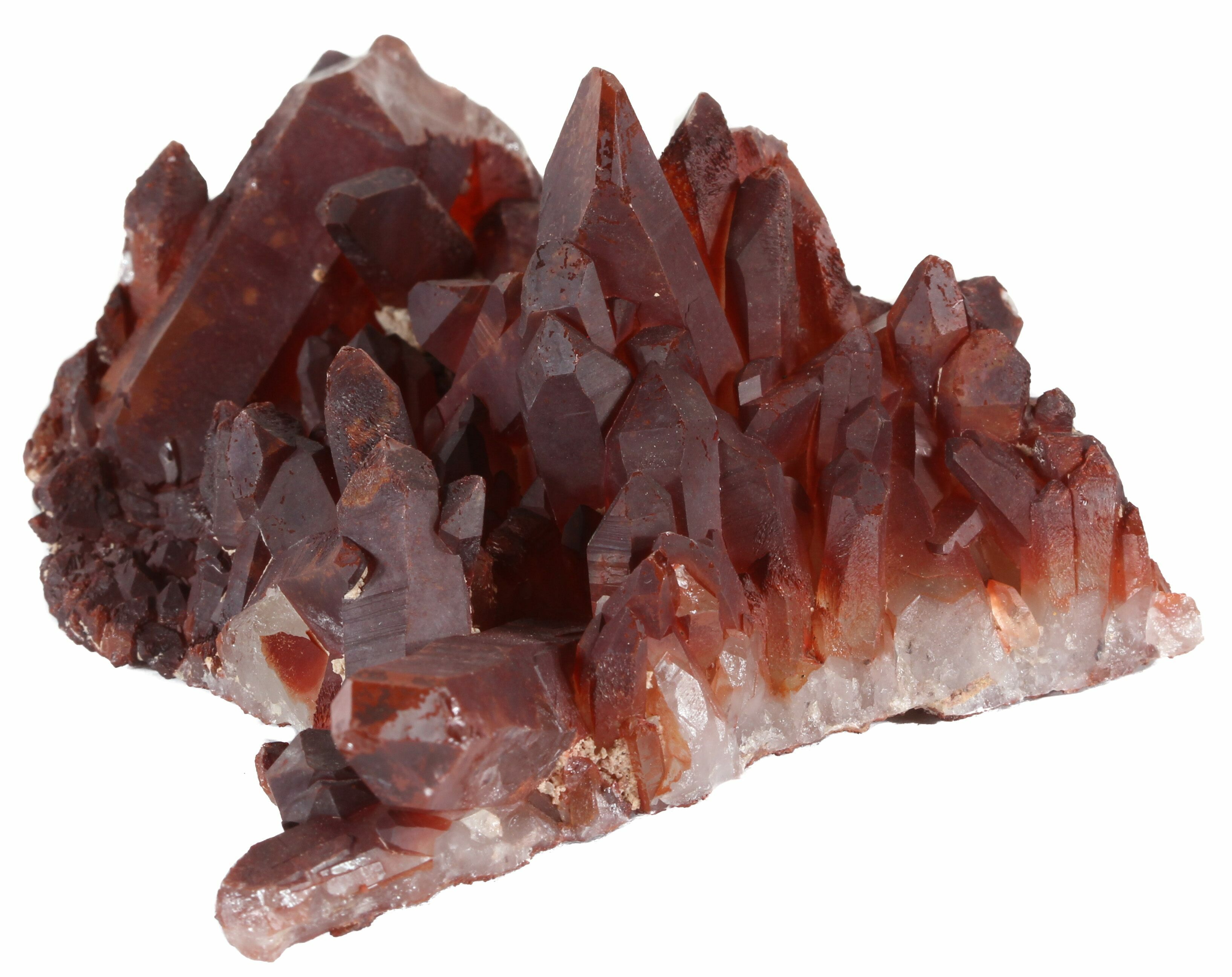 2.9" Natural Red Quartz Crystal Cluster Morocco For Sale (51556
