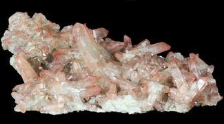 Natural, Red Quartz Crystals - Morocco #53411