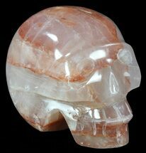 Polished Hematoid Quartz Crystal Skull - Madagascar #62615