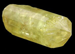 Lemon-Yellow Apatite Crystal - Durango, Mexico #63998