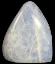 6.6" Polished, Blue Calcite Free Form - Madagascar - Crystal #71465