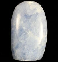 5.2" Polished, Blue Calcite Free Form - Madagascar - Crystal #71468