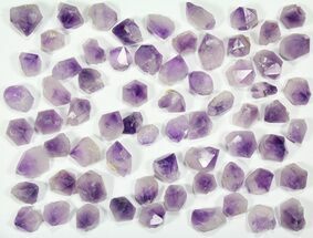 Flat: Amethyst Crystal Points (Morocco) - Pieces #82327
