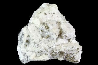 3.6" Quartz, Fluorite and Pyrite Crystal Association - Morocco - Crystal #82791