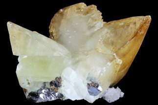 Sphalerite and Calcite - Elmwood Mine, Tennessee #89965