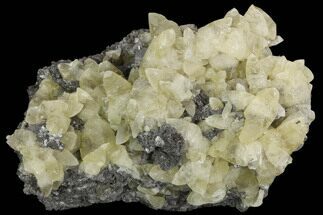 Calcite Crystal Clusters in Dolomite Matrix - Missouri #91117