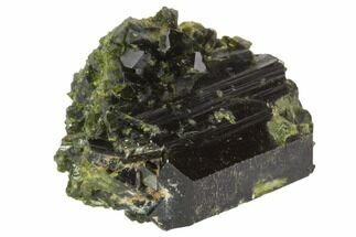 Lustrous, Dark Green, Epidote Crystal - Pakistan #91941