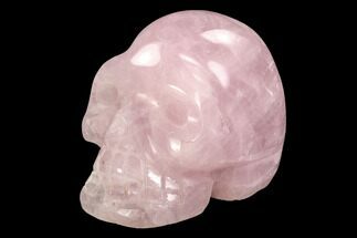 Polished Rose Quartz Crystal Skull #99606