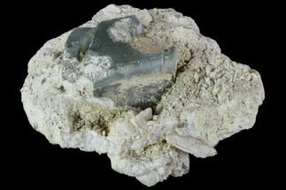 Aquamarine Crystal in Albite Crystal Matrix - Pakistan #111360