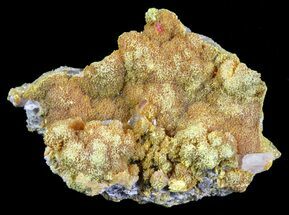 Orpiment with Barite & Realgar Crystals - Peru #63803