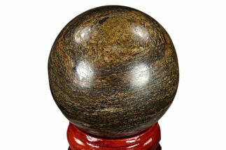 1.6" Polished Bronzite Sphere - Brazil - Crystal #115984