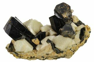 Orthoclase and Aegirine Crystal Cluster - Malawi #117504
