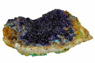 Azurite and Malachite Association - Hidden Treasure Mine, Utah #119505