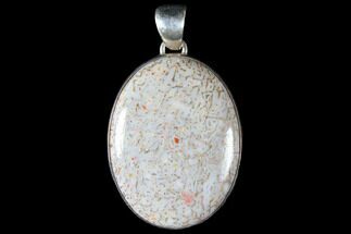 Polished Fossil Dinosaur Bone (Gembone) Pendant #115061