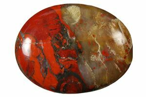 100cts polished Red Jasper with Hematite from South Africa E 2