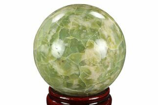 Polished Serpentine Sphere - Pakistan #124310