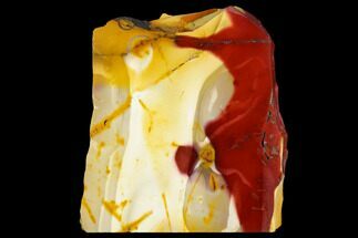 Single-Side Polished, Brilliant Red/Yellow Mookaite Jasper #129193