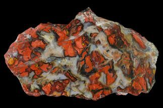 Polished, Brecciated Red Jasper - South Africa #136888