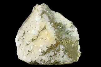 5.4" Quartz Crystal Cluster with Chalcopyrite - Morocco - Crystal #137138