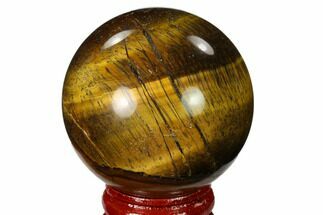 1.9" Polished Tiger's Eye Sphere - Crystal #148876
