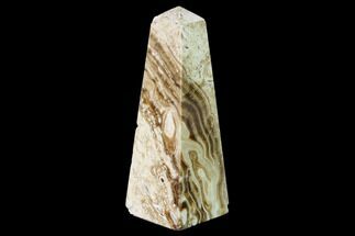 Polished Chocolate Calcite Tower - Pakistan #149505