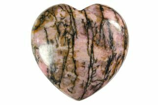 Polished Rhodonite Hearts #150380