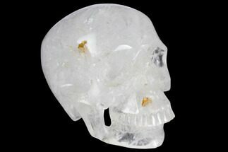 Realistic, Polished Quartz Crystal Skull #150848