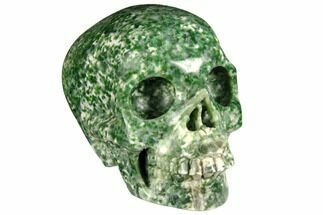 3" Realistic, Polished Hamine Jasper Skull - Crystal #151000