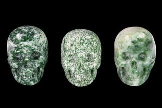 1.5" Polished Hamine Jasper Skulls - Crystal #151371