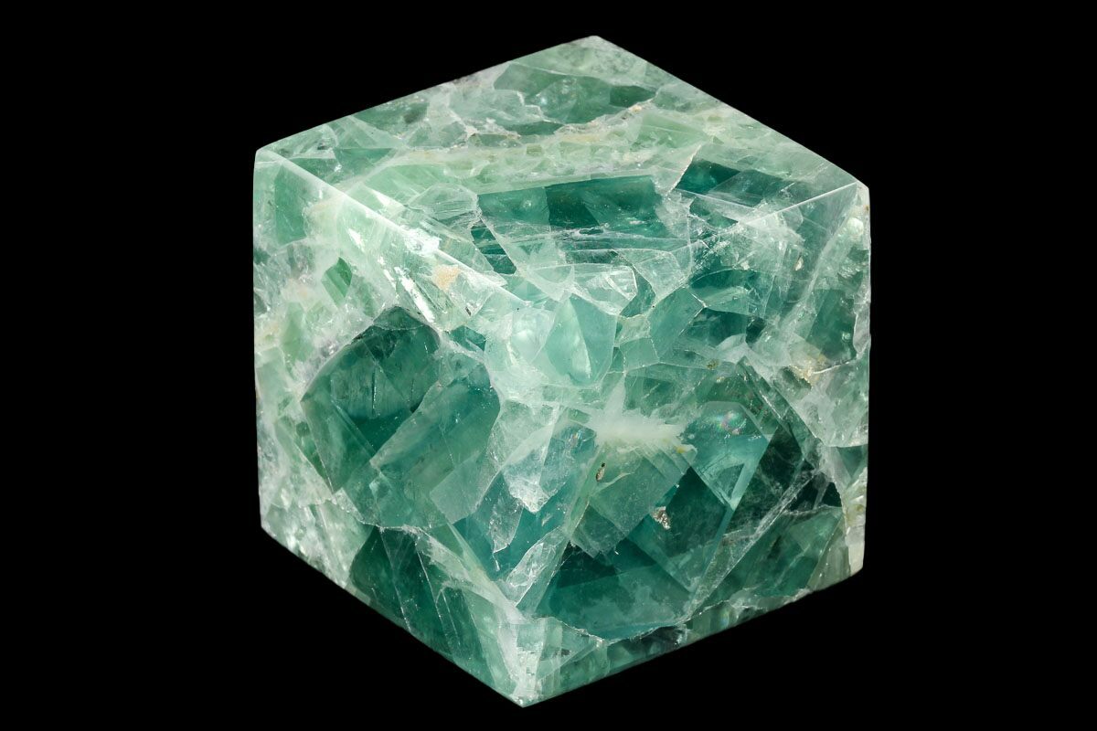 2.4" Polished Green Fluorite Cube - Mexico (#153389) For Sale ...