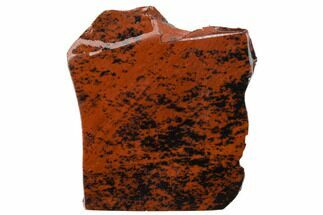 3.5" Polished Mahogany Obsidian Section - Mexico - Crystal #153570