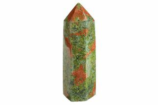 Tall, Polished Unakite Obelisk - South Africa #151861