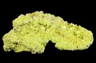 Yellow Sulfur Crystals on Matrix - Steamboat Springs, Nevada #154346
