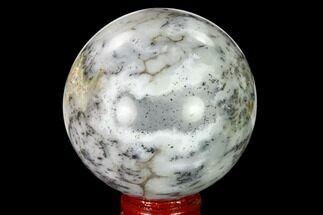 Polished Dendritic Agate Sphere - Madagascar #157646