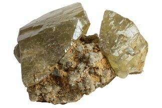 Beam Calcite Crystal Cluster on Matrix - Morocco #159518