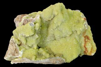 Sparkling, Botryoidal Yellow-Green Smithsonite - China #161545