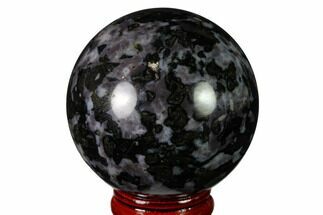 2.1" Polished, Indigo Gabbro Sphere - Madagascar - Crystal #163302