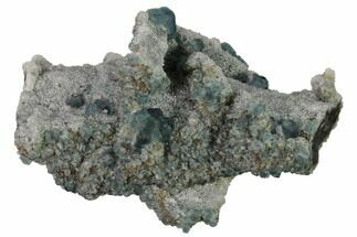Multicolored Fluorite Crystals on Quartz - China #164030