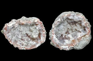 Keokuk Red Rind Geode with Pyrite - Iowa #165767