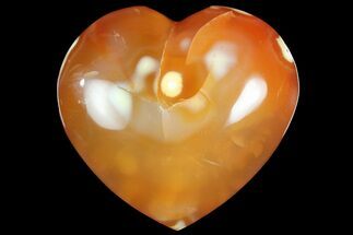 2.95" Colorful Carnelian Agate Heart - Crystal #167348