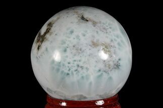 Polished Larimar Sphere - Dominican Republic #168144