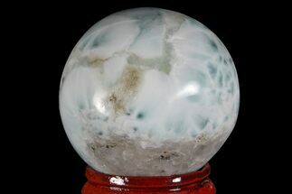 1.5" Polished Larimar Sphere - Dominican Republic - Crystal #168155
