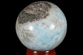 Polished Larimar Sphere - Dominican Republic #168197