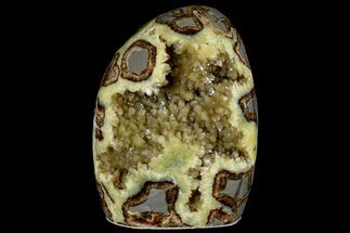 Polished, Calcite Crystal Filled Septarian Geode - Utah #167885