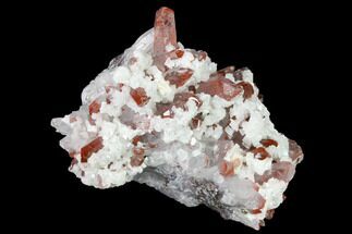 Hematite Quartz, Dolomite and Pyrite Association - China #170231