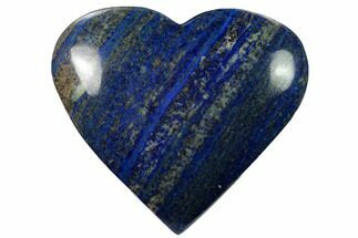 3.6" Polished Lapis Lazuli Heart - Pakistan - Crystal #170934