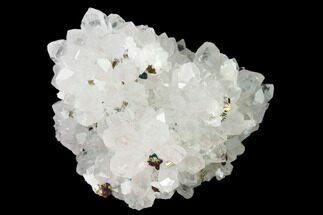 Quartz, Chalcopyrite, Dolomite & Pyrite Association - China #170205
