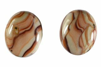 .66" Rolling Hills Dolomite Cabochon Pair - Crystal #171370