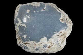 2.8" Polished Angelite (Blue Anhydrite) Stone - Peru - Crystal #172569