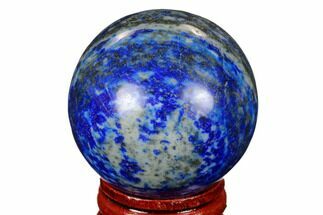 1.7" Polished Lapis Lazuli Sphere - Pakistan - Crystal #171000